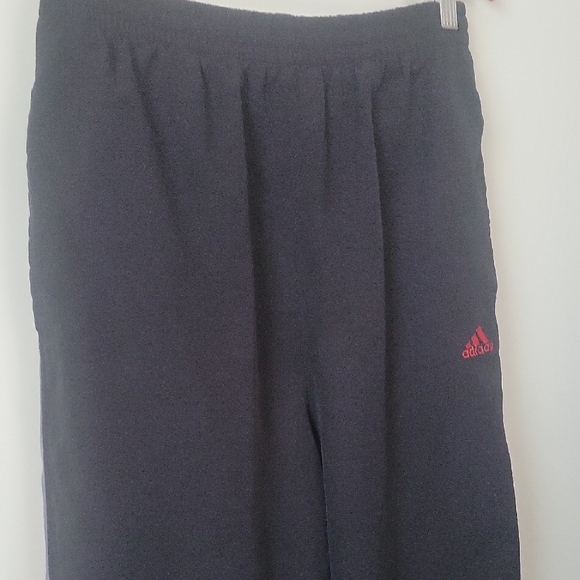 Adidas Black and Red Sweatpants - Picture 6 of 8